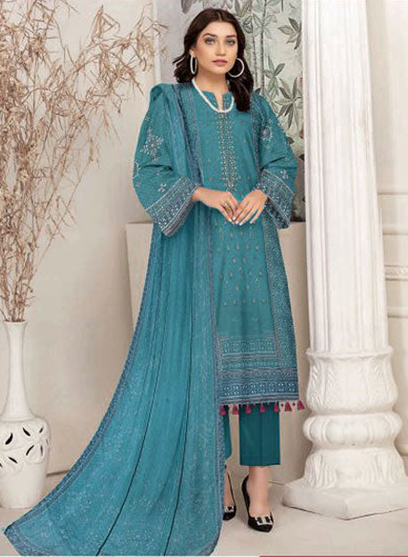 Mirha by JB Embroidered Lawn Unstitched 3Pc Suit RQ-08