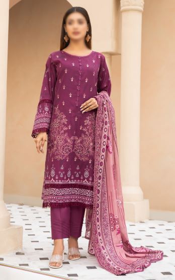 Dastak By Fantak Lawn Embroidered Suit 02