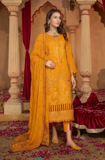 Angan By Fantak Lawn Embroidered Suit 02