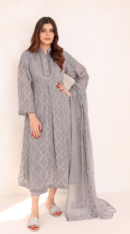 Qaswa By Al Saeed Festive Unstitched 3PC Collection D-04