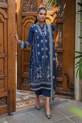 Qalamkar Embroidered Khaddar Suits Unstitched 3 Piece SC-05 Romina