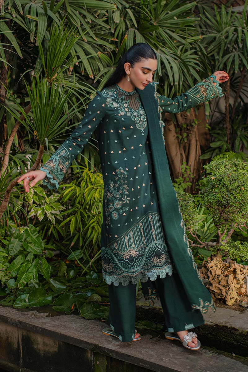 Qline By Qalamkar Embroidered Linen Suits Unstitched 3 Piece  WL-05 AURORA