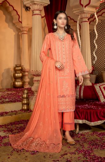 Angan By Fantak Lawn Embroidered Suit 04