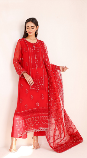 Qaswa By Al Saeed Festive Unstitched 3PC Collection D-05