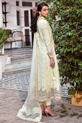 Iris By Jazmin Embroidered Lawn Suits Unstitched 3 Piece D-06 Lime Primrose