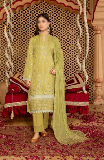 Angan By Fantak Lawn Embroidered Suit 05