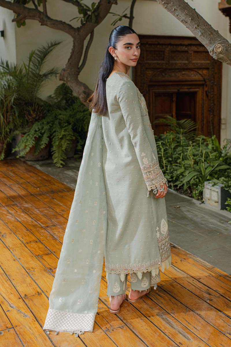 Qline By Qalamkar Embroidered Linen Suits Unstitched 3 Piece WL-07 LAVINIA