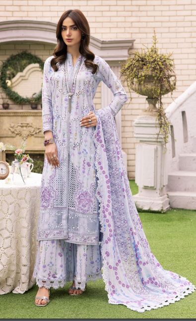 Minha By Minakari Lawn Embroidered Suit 09