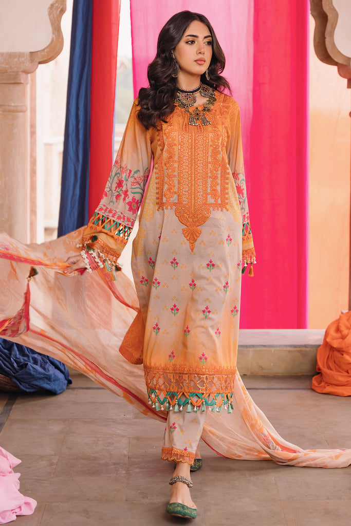 Chunri By Charizma Lawn Embroidered 3PC Suit CH4-09