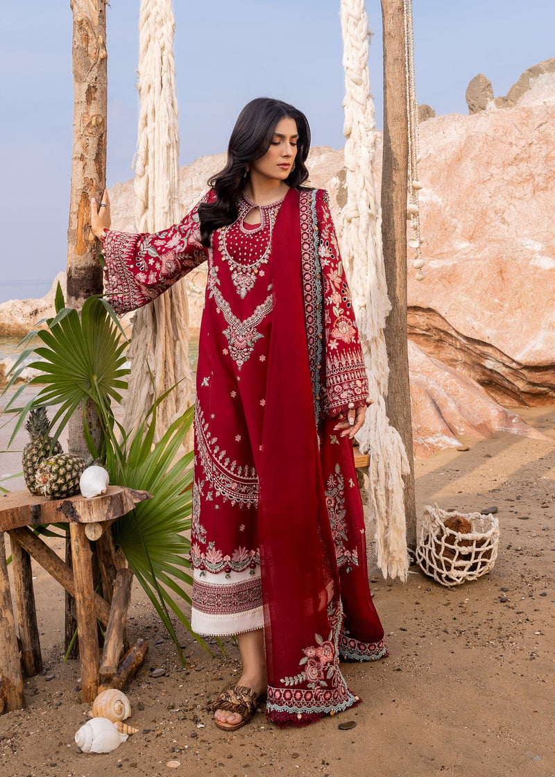 Siraa By Sadaf Fawad Khan Lawn Embroidered Suit Calah A