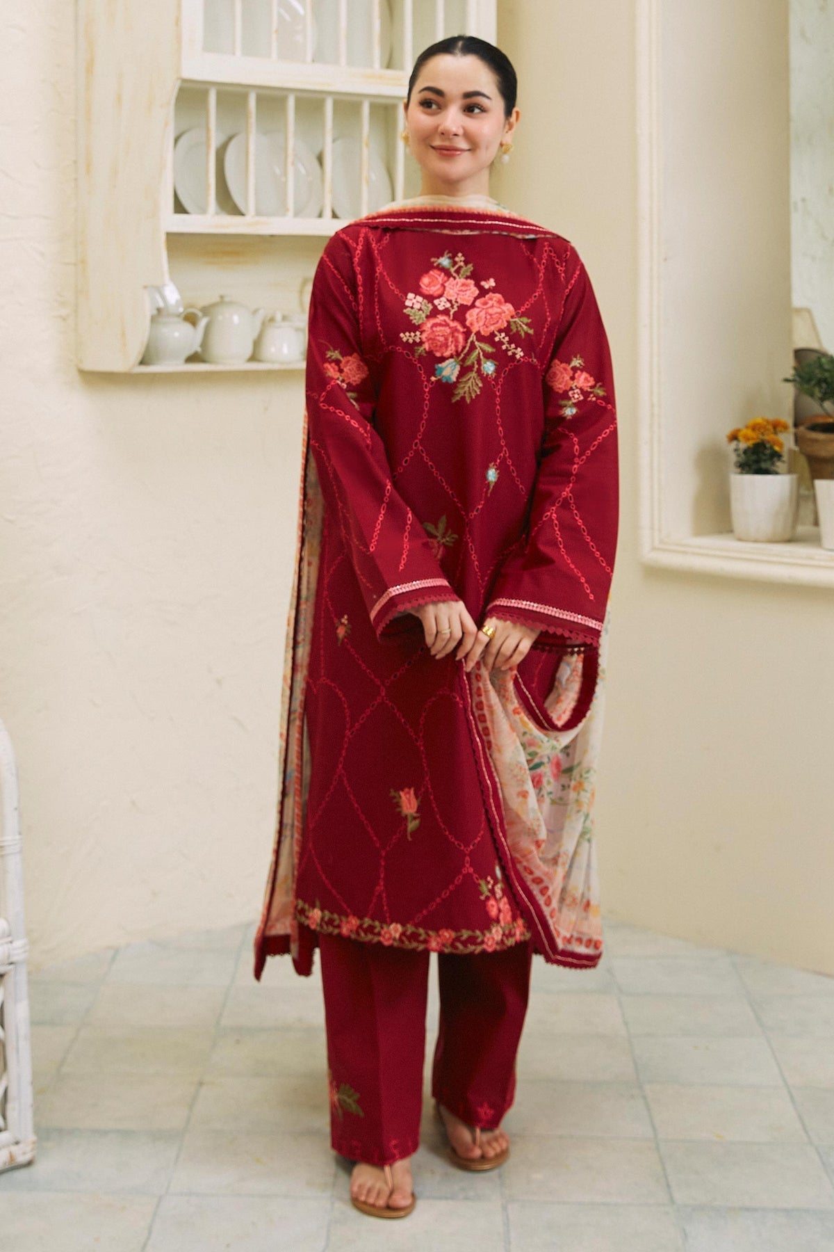 Coco By Zara Shahjahan Lawn Embroidered Suit 10B