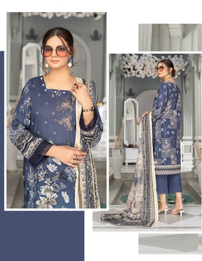 Mirha By JB Digital Printed Lawn Embroidered Unstitched 3Pc suit D-10