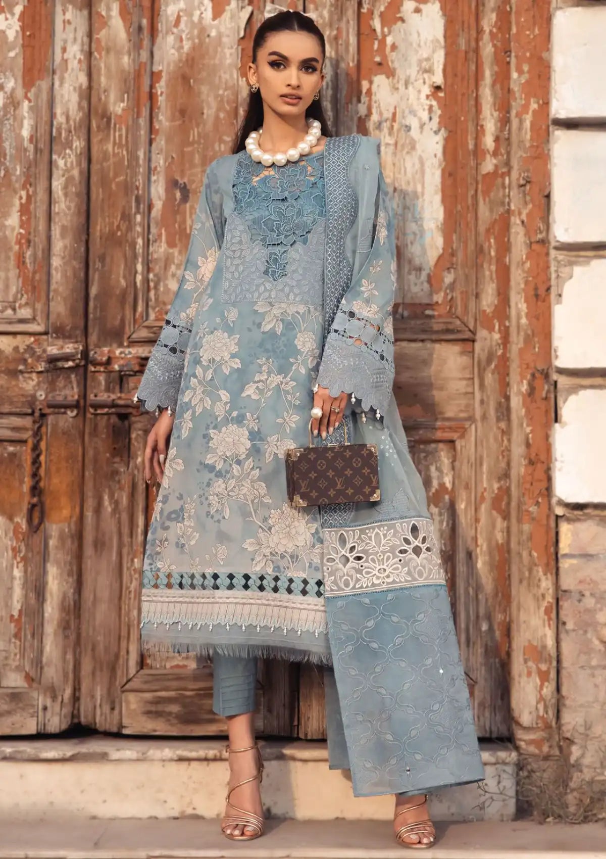 Nureh Lawn Embroidered Suit NS-116