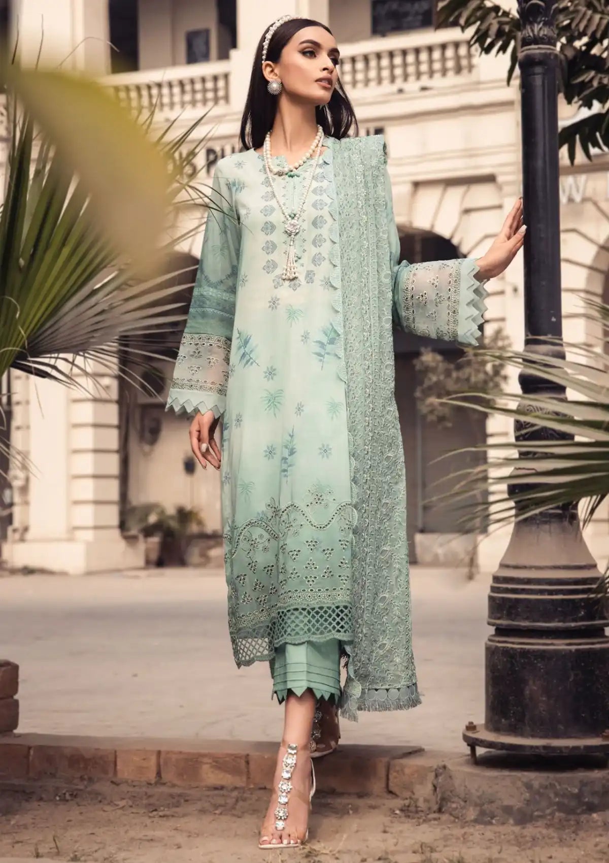 Nureh Lawn Embroidered Suit NS-118