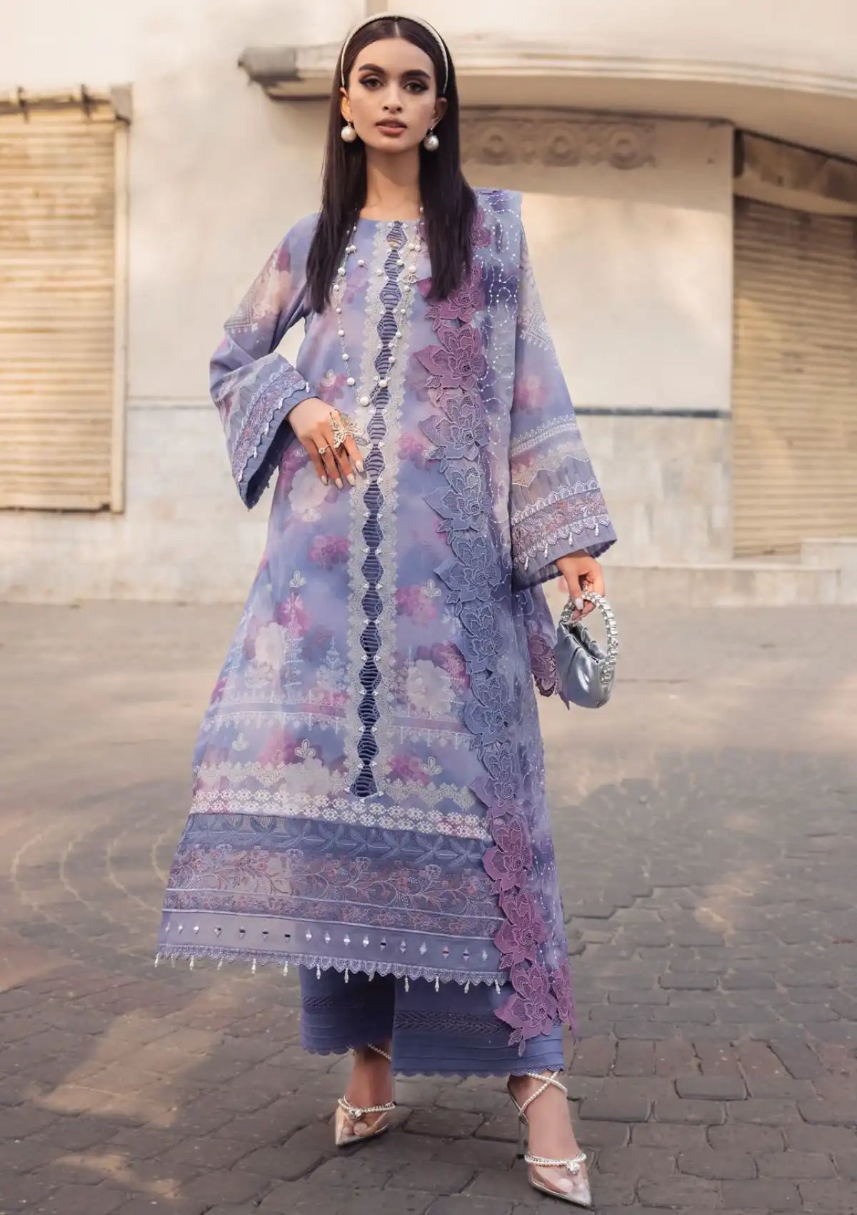 Nureh Lawn Embroidered Suit NS-119