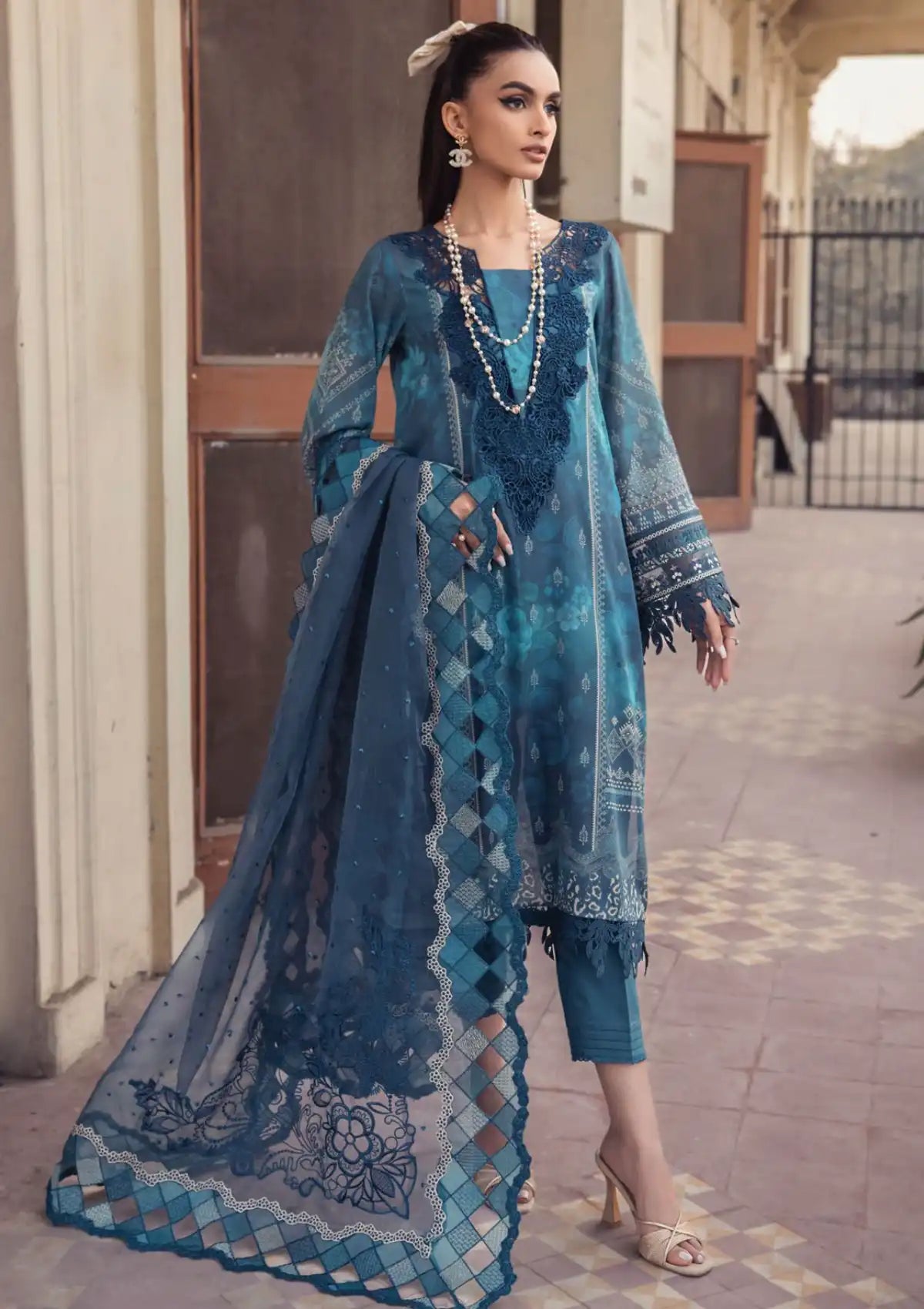 Nureh Lawn Embroidered Suit NS-120