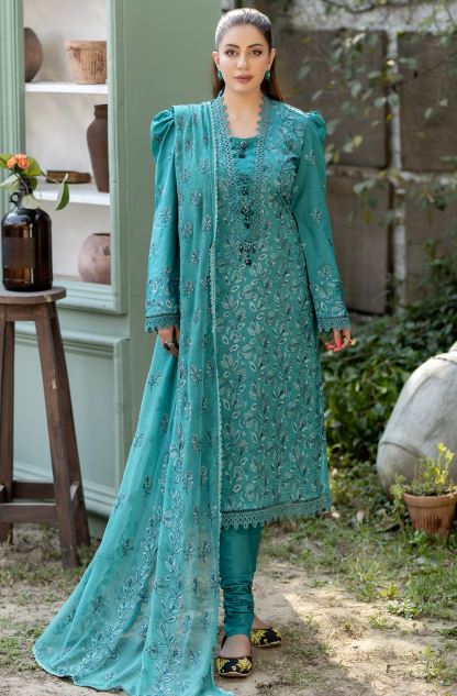 Mehar Posh By Noor E Fajar Lawn Embroidered Suit NF-1219