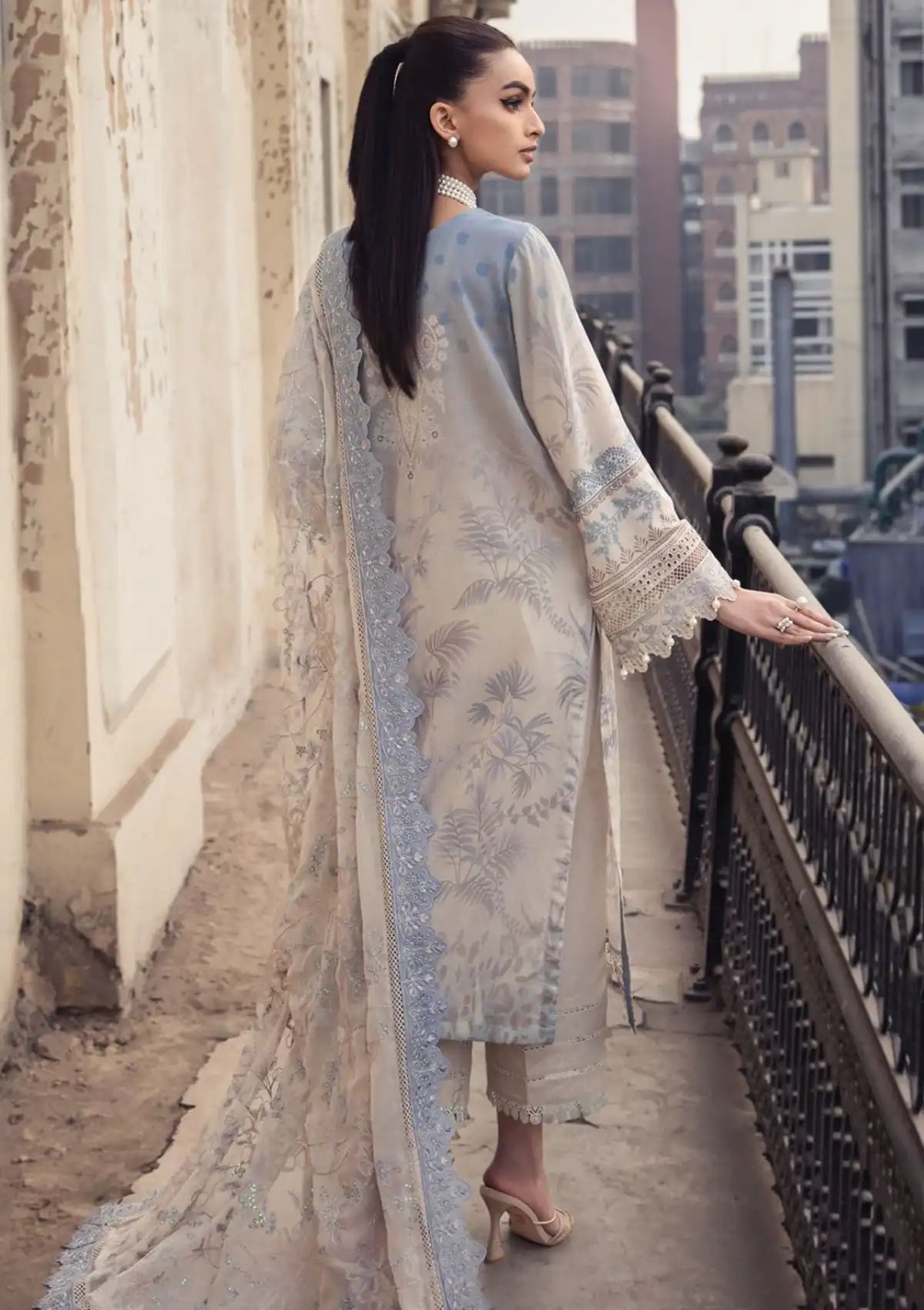 Nureh Lawn Embroidered Suit NS-122