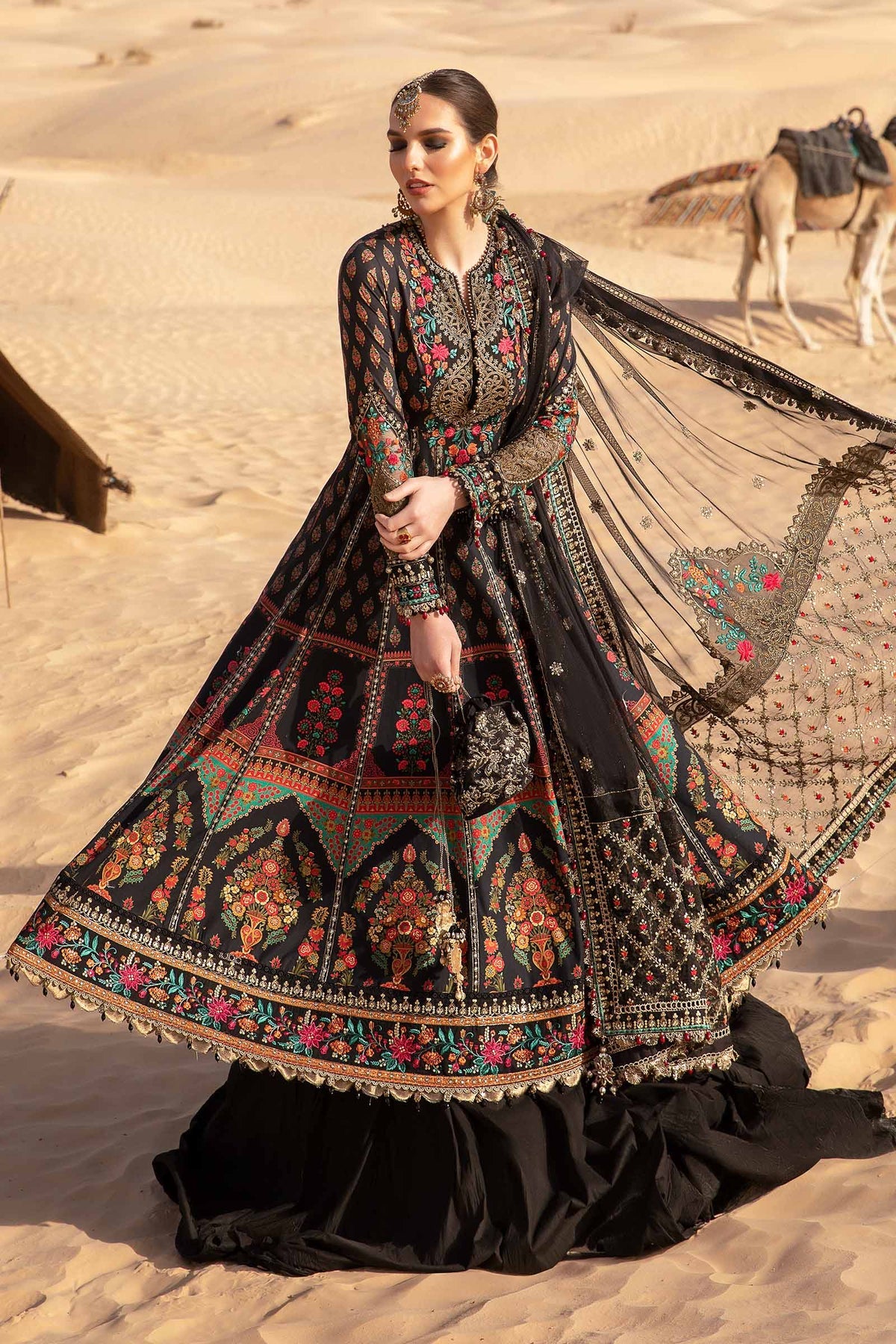 Maria B Lawn Embroidered Suit 13B