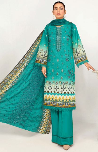 Rung Reza By Aadarsh Lawn Embroidered Suit AD-1406 L-Zink
