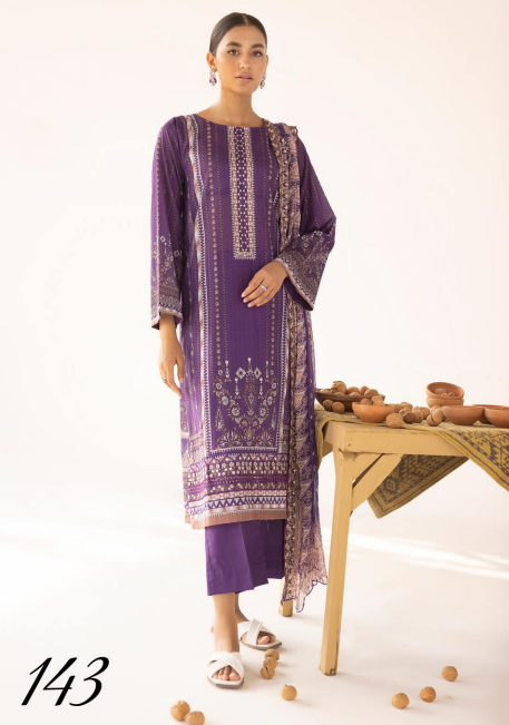 Maira By Shaista Lawn Embroidered Suit 143