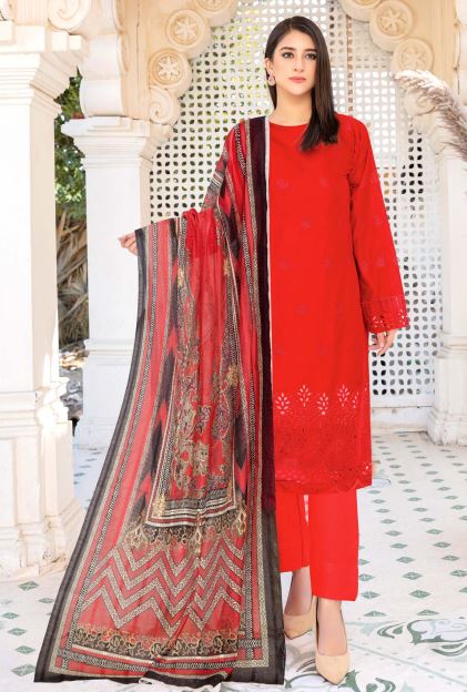 Aarzoo By Aadarsh Lawn Embroidered Suit AD-8902