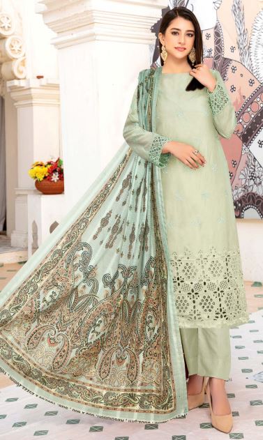 Aarzoo By Aadarsh Lawn Embroidered Suit AD-8910