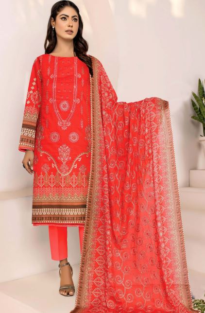 Rangoli By Aadarsh Lawn Embroidered Suit AD-1818 Shocking