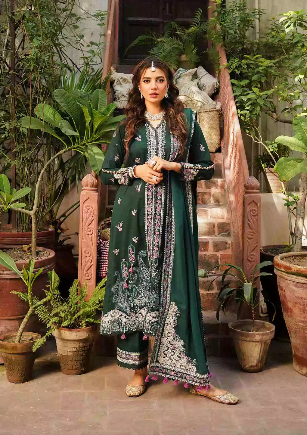 Elaf Embroidered Khaddar Suits Unstitched 3 Piece EKW-01B Arzoo