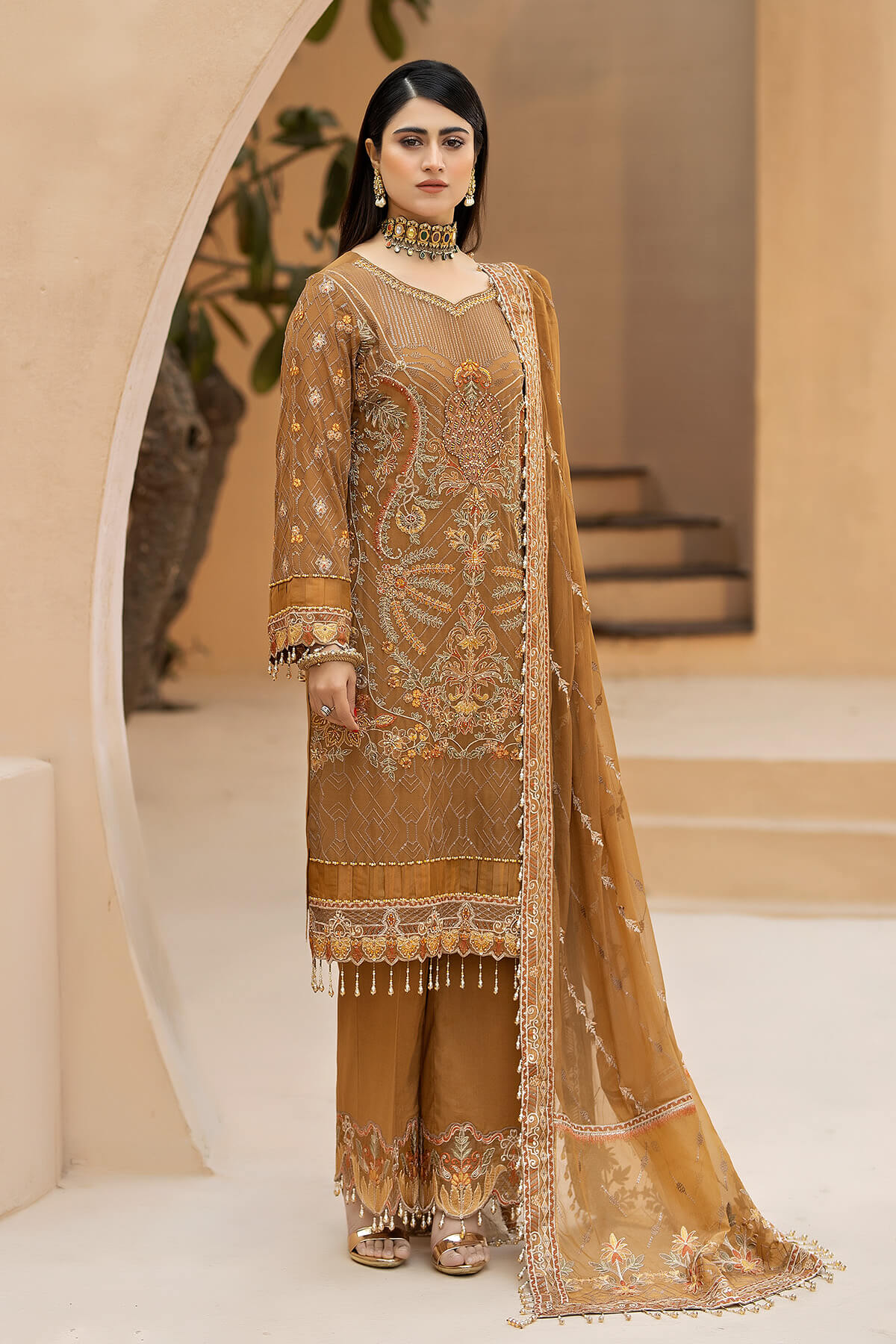 Shadow Work By Asim Jofa Embroidered Lawn Suits Unstitched 3 Piece AJSW-21