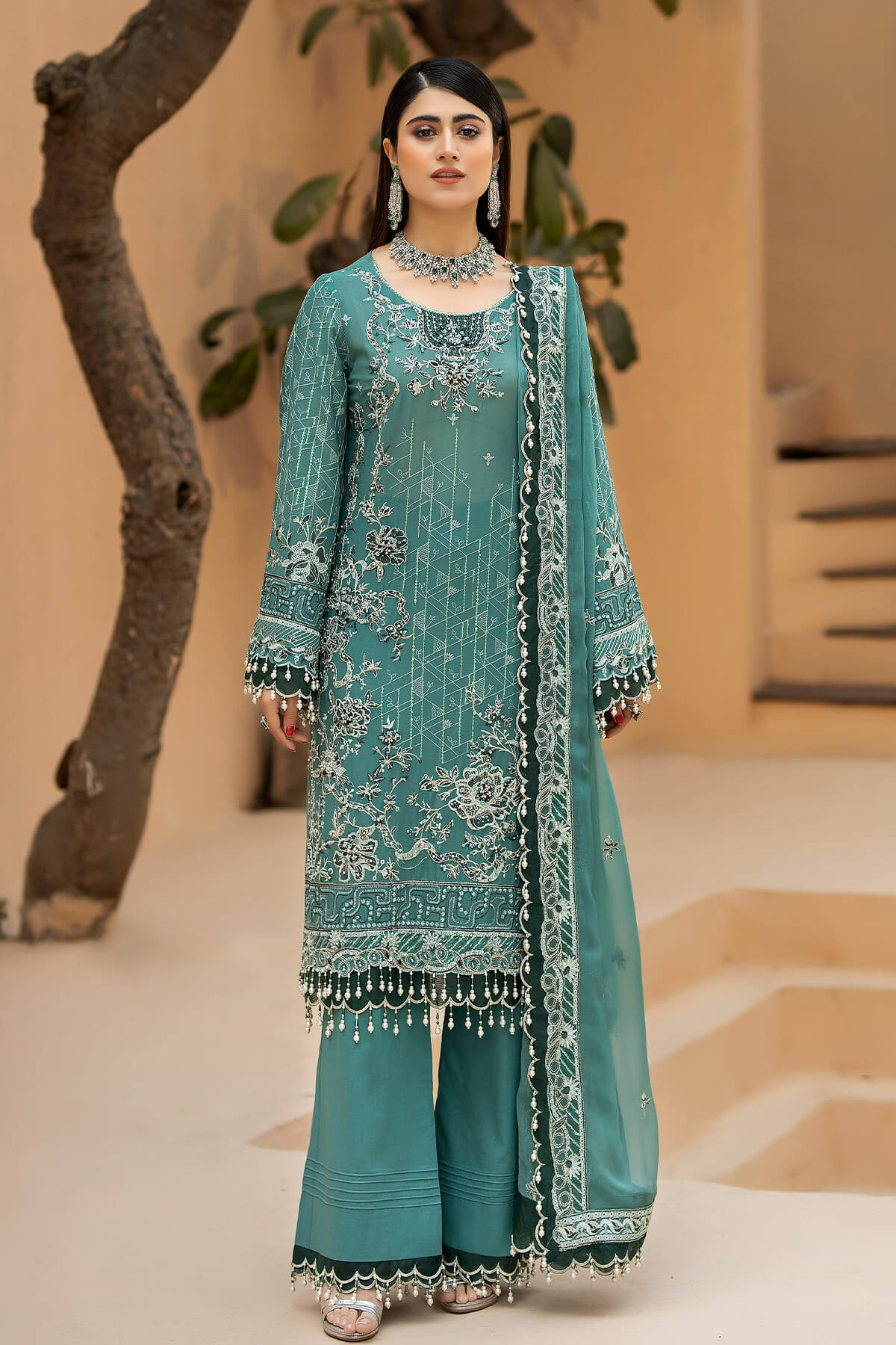 Shadow Work By Asim Jofa Embroidered Lawn Suits Unstitched 3 Piece AJSW-22