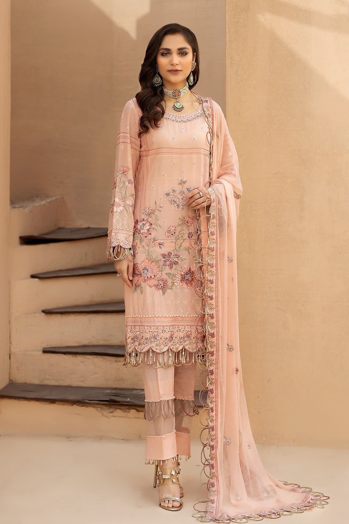 Shadow Work By Asim Jofa Embroidered Lawn Suits Unstitched 3 Piece AJSW-23