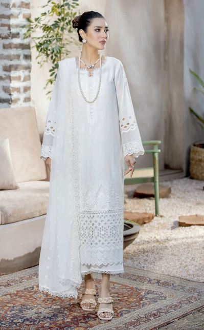 Tehzeeb By Riaz Arts Lawn Embroidered Suit TL-243