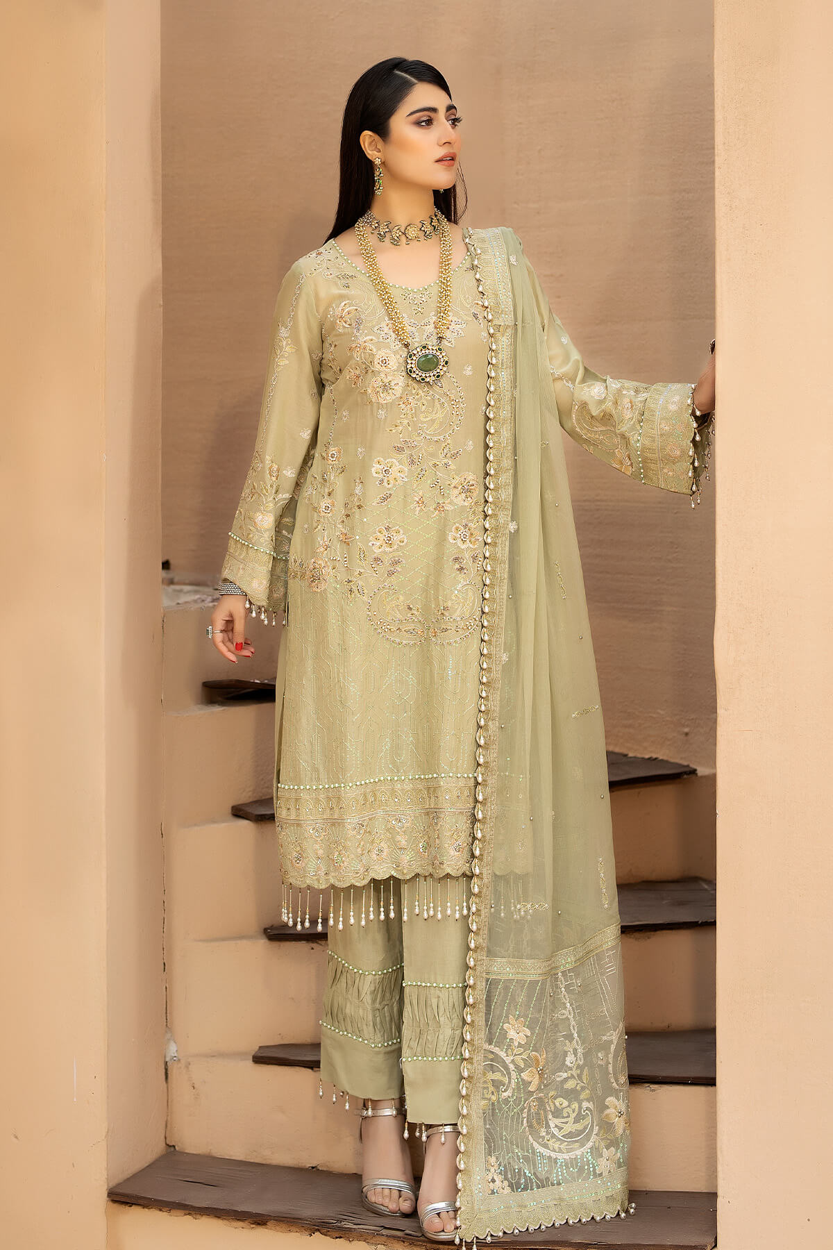 Shadow Work By Asim Jofa Embroidered Lawn Suits Unstitched 3 Piece AJSW-26