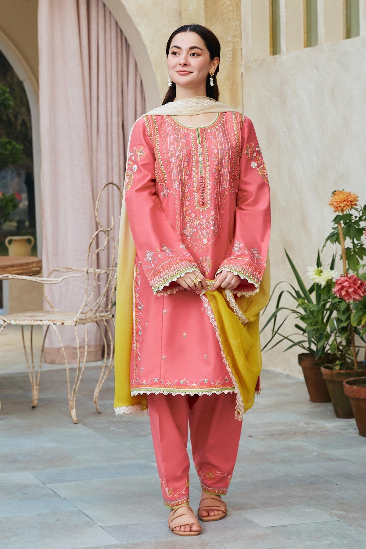 Coco By Zara Shahjahan Lawn Embroidered Suit 02B