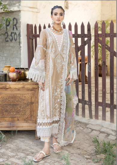 Tehzeeb By Riaz Arts Embroidered Lawn Collection TL-42