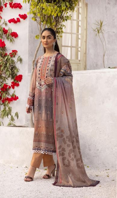 Hazel By Shaista Lawn Embroidered Suit 427