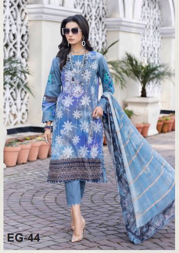 Eleganza Lawn Embroidered Suit EG-44