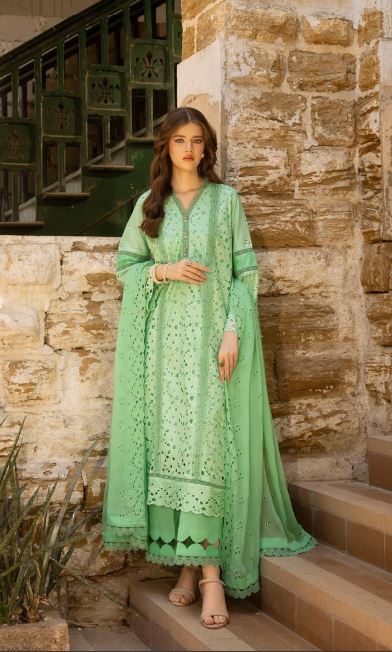 Shaista Lawn Embroidered Suit 464