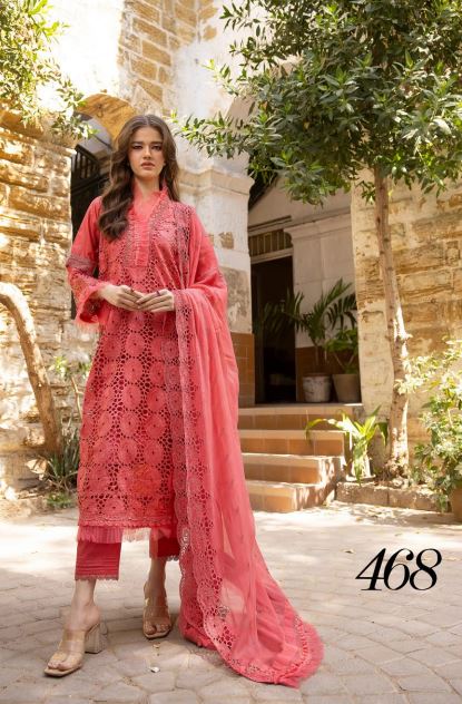 Shaista Lawn Embroidered Suit 468