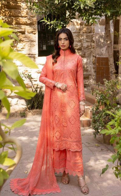 Shaista Lawn Embroidered Suit 473