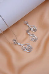 Pendant Set For Girl's | Women Jewellry Silver PS-07