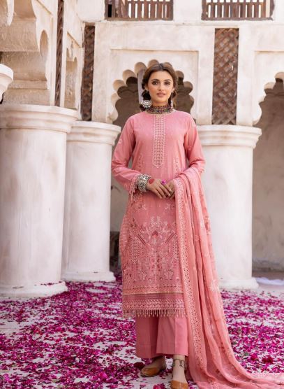 Shaista Swiss Lawn Embroidered Suit 507