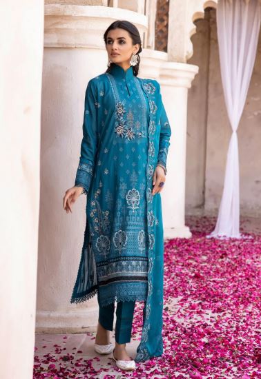 Shaista Swiss Lawn Embroidered Suit 509