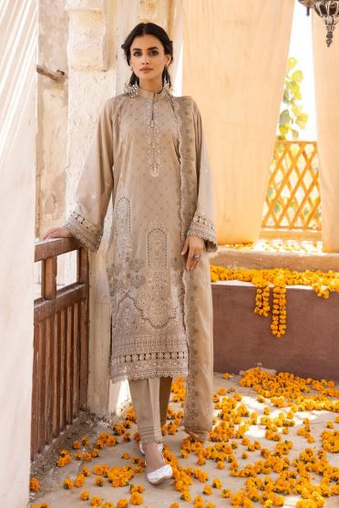 Shaista Swiss Lawn Embroidered Suit 512