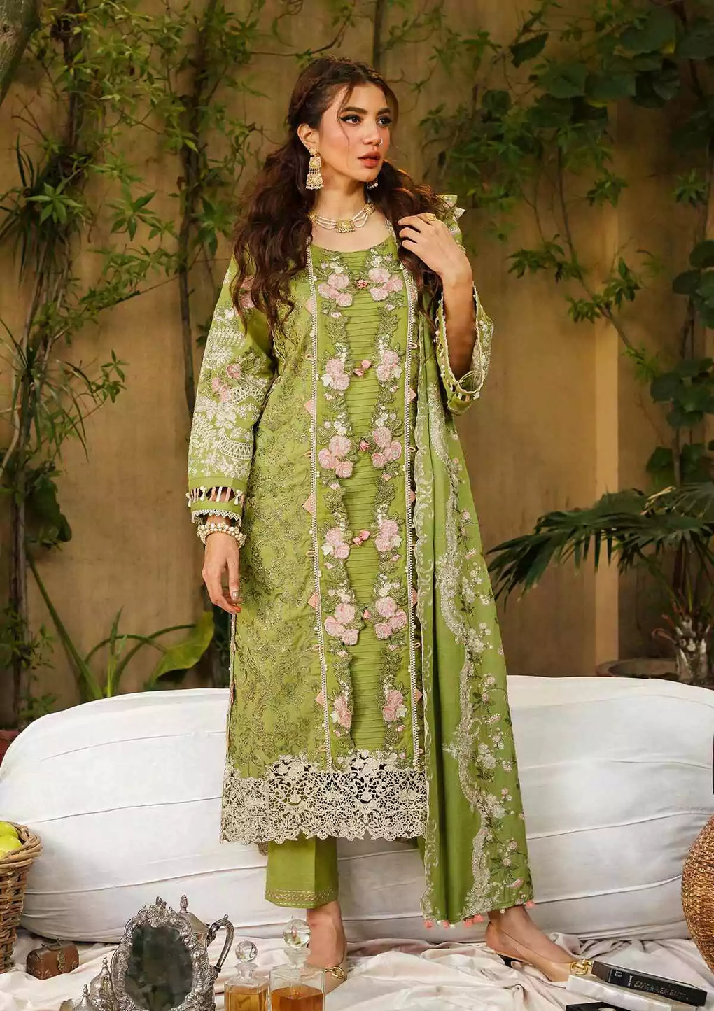 Elaf Embroidered Khaddar Suits Unstitched 3 Piece EKW-05 Aabroo