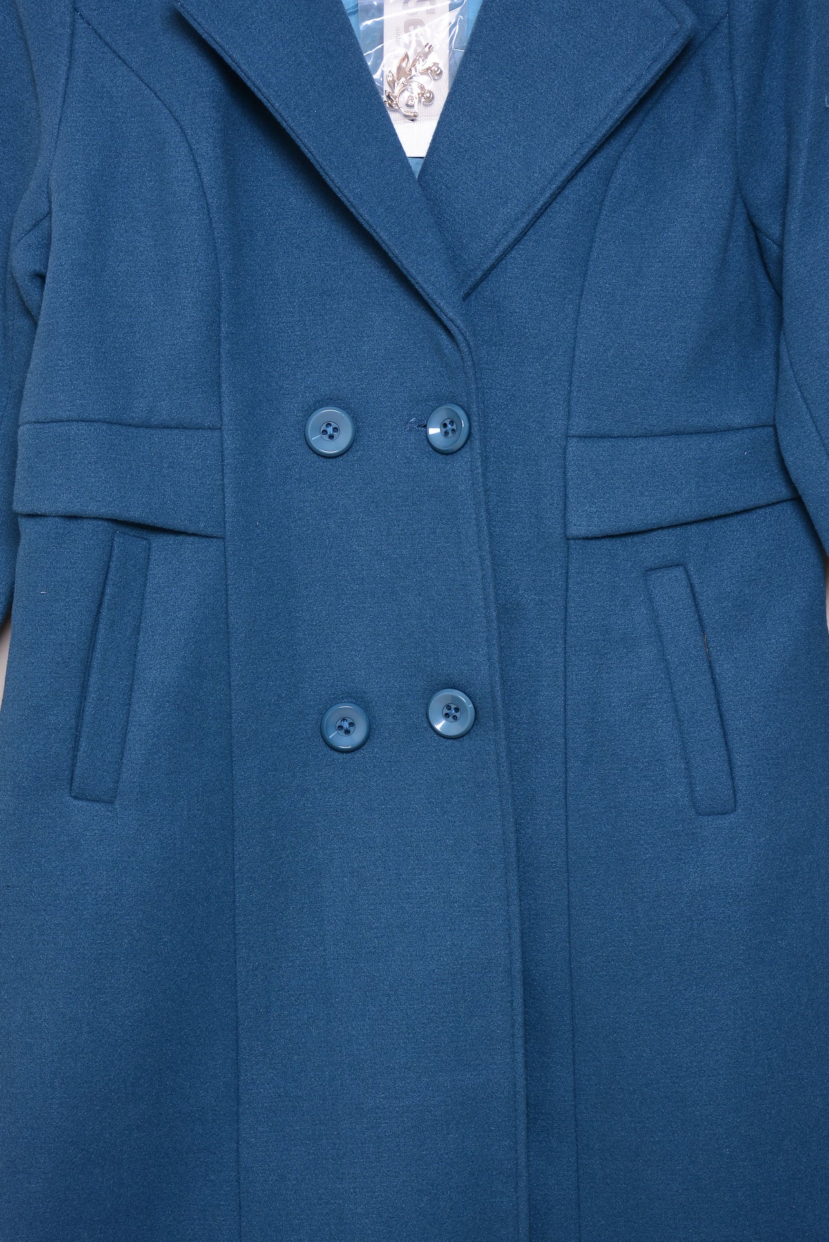 Ladies Winter Long Coats ykn-586 Zink