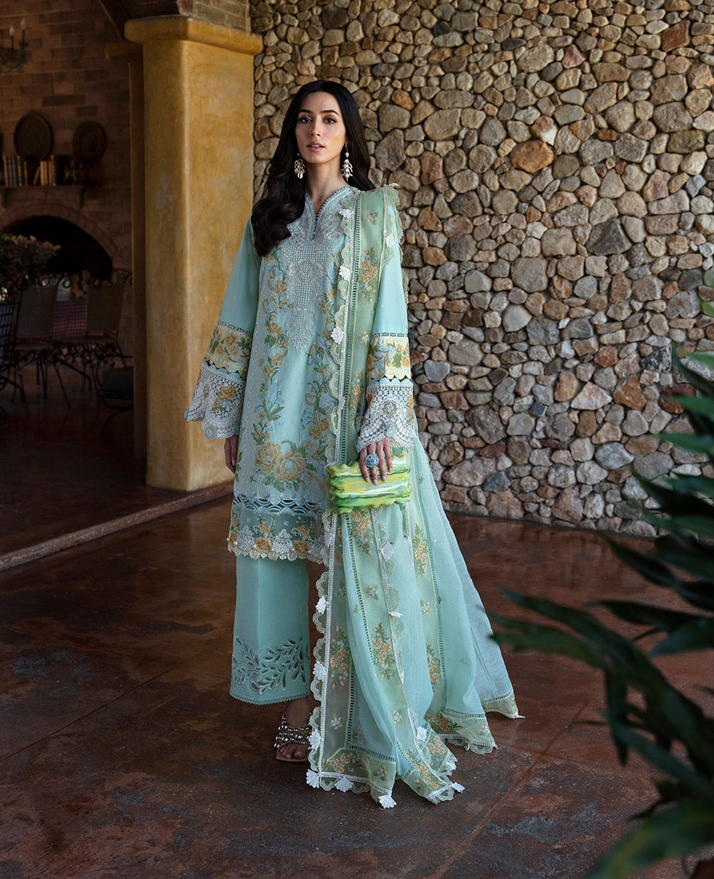 Ilana By Republic Lawn Embroidered Suit D6B