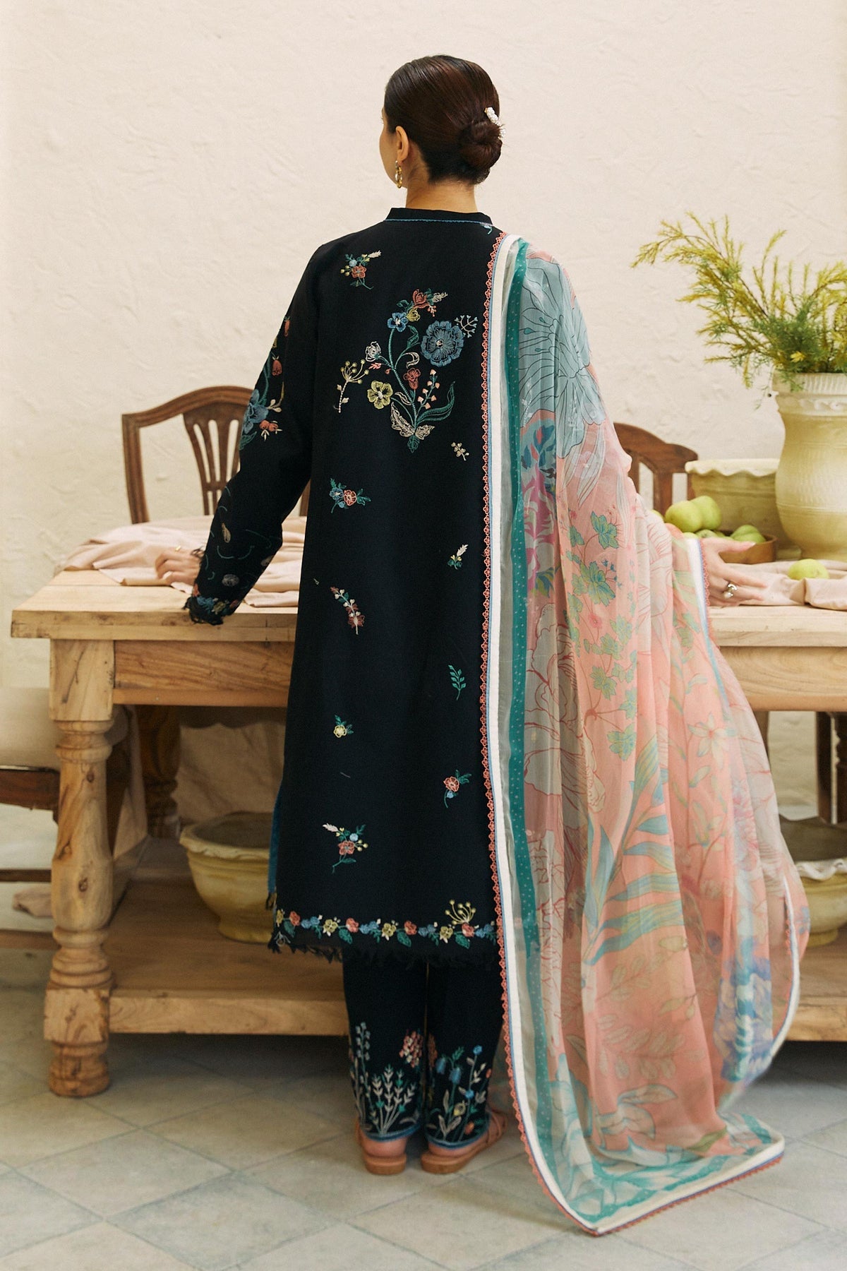 Coco By Zara Shahjahan Lawn Embroidered Suit 06B