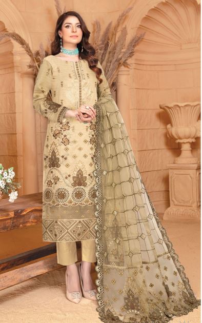 Reet By Mah e Rooh Lawn Embroidered Suit RT-7205